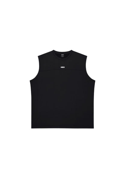 HDEX Baju Korea Olahraga Active Cutline Sleeveless Black Pria Fitness