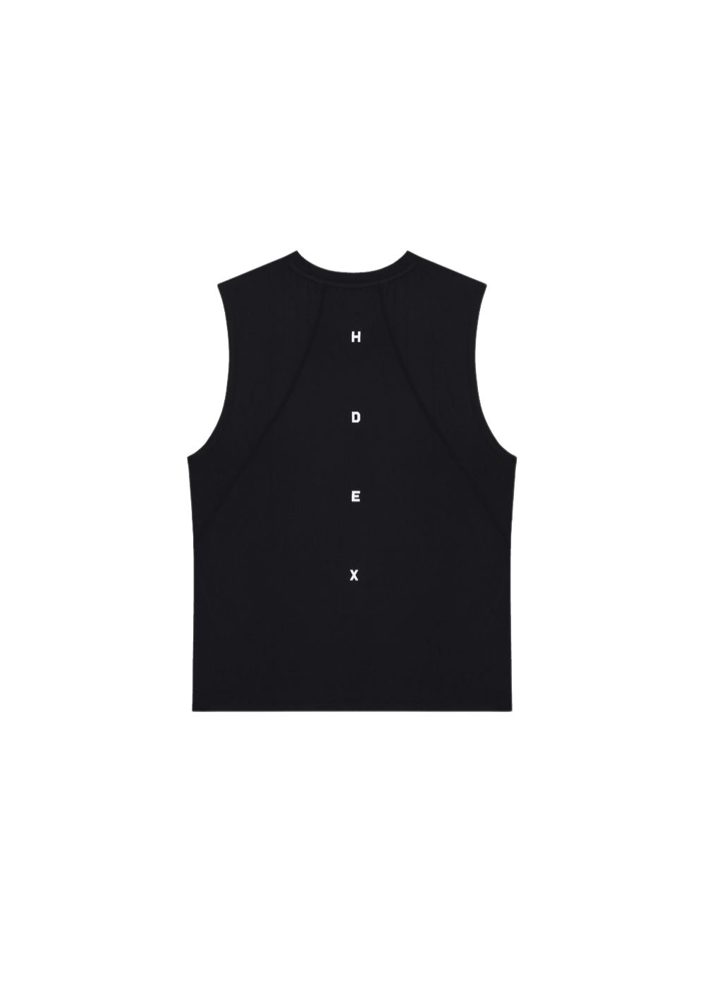 HDEX Baju Korea Olahraga Active Matches Regular Fit Sleeveless Black Pria Fitness
