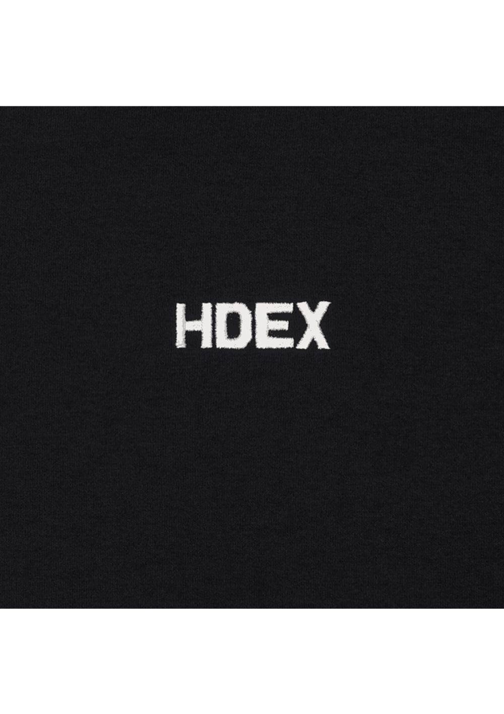 HDEX Baju Korea Olahraga EZ Muscle Fit Pique Short Sleeve Black Pria Fitness