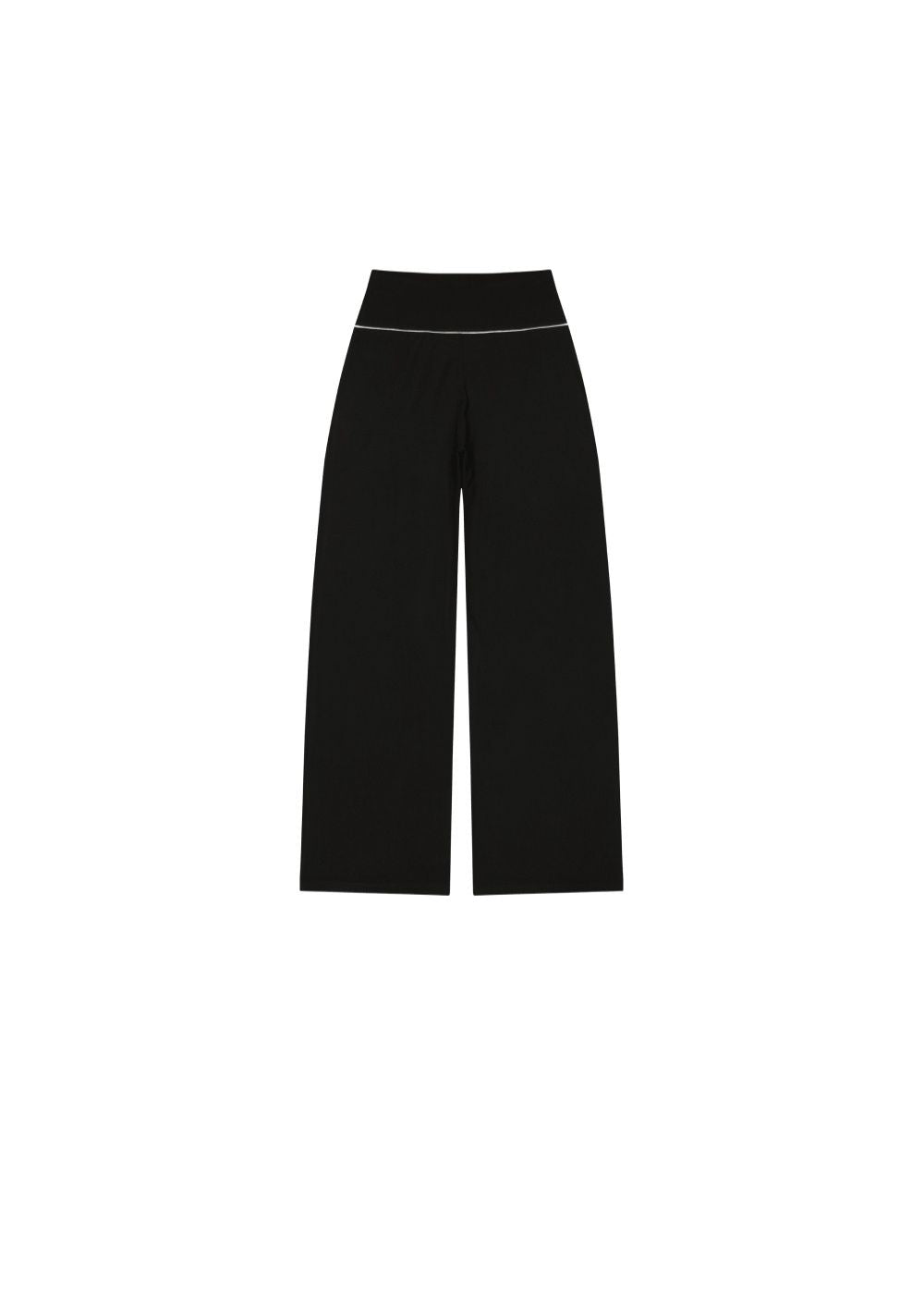 HDEX Celana Korea Olahraga Sophie Line Wide Pants Black Wanita Fitness