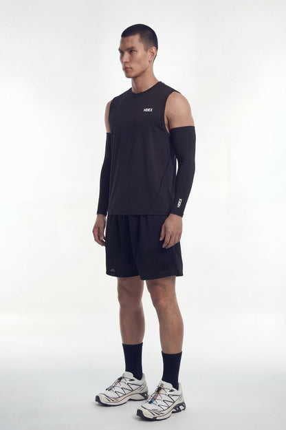 HDEX EZ Celana Korea Olahraga Dry Mesh Shorts Black Pria Fitness