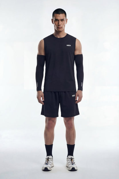 HDEX EZ Celana Korea Olahraga Dry Mesh Shorts Black Pria Fitness