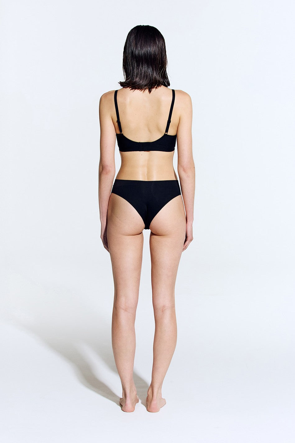 HDEX Pakaian Dalam Korea Seamless Slim-Up Cutting Panties Black Wanita