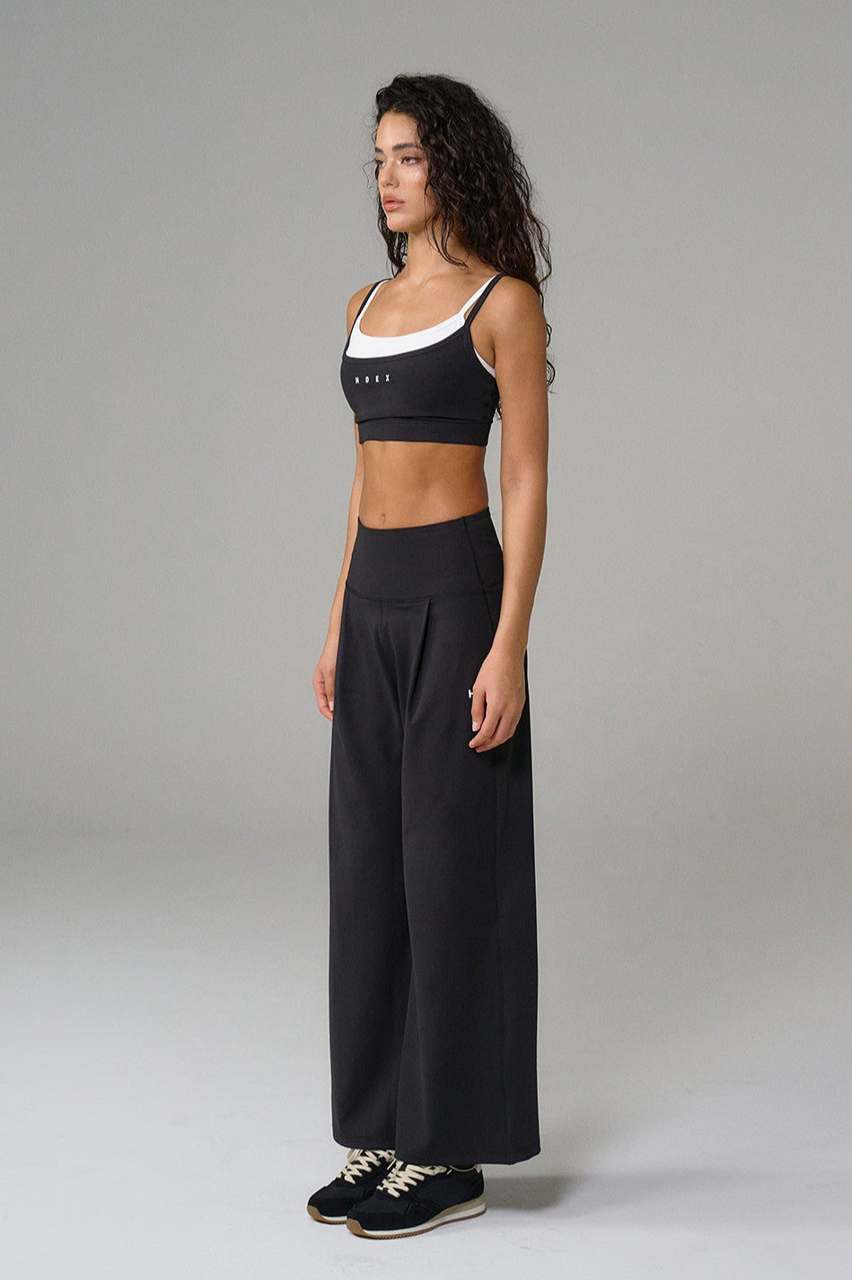 HDEX Celana Korea Olahraga Light Support Daily Leggings Pants Black