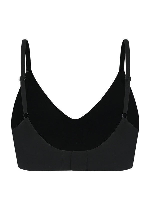 HDEX Pakaian Dalam Korea Seamless Slim-Up Bra Black Wanita