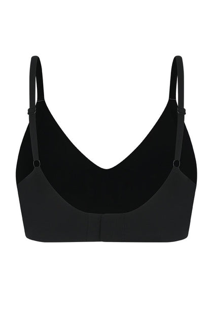 HDEX Pakaian Dalam Korea Seamless Slim-Up Bra Black Wanita