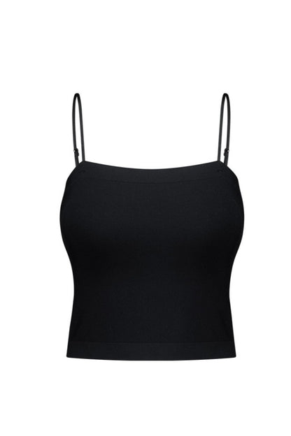 HDEX Pakaian Dalam Korea Cotton Modal Light Crop Bra Top Black Wanita