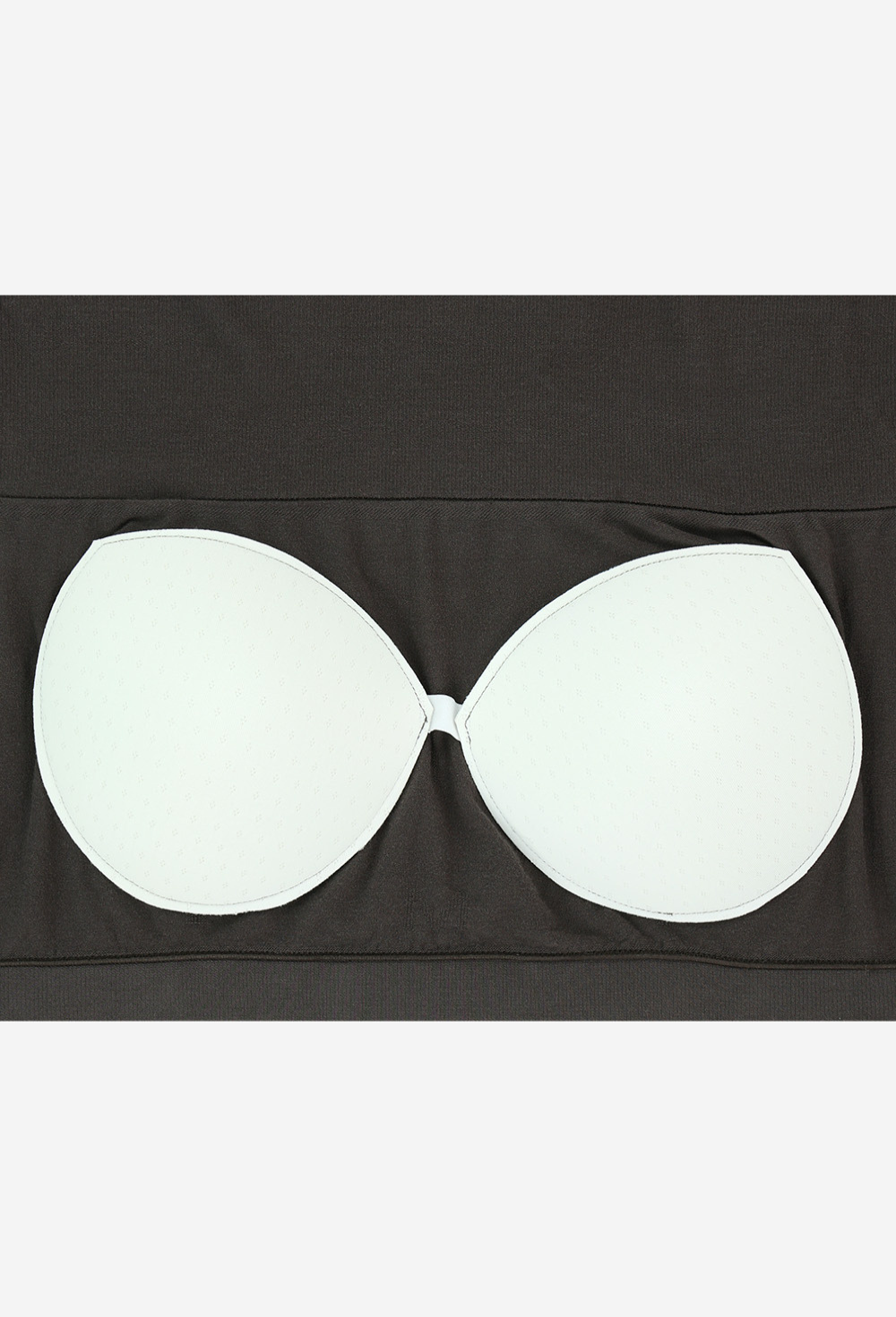 HDEX Pakaian Dalam Korea Cotton Modal Light Crop Bra Top Charcoal Wanita