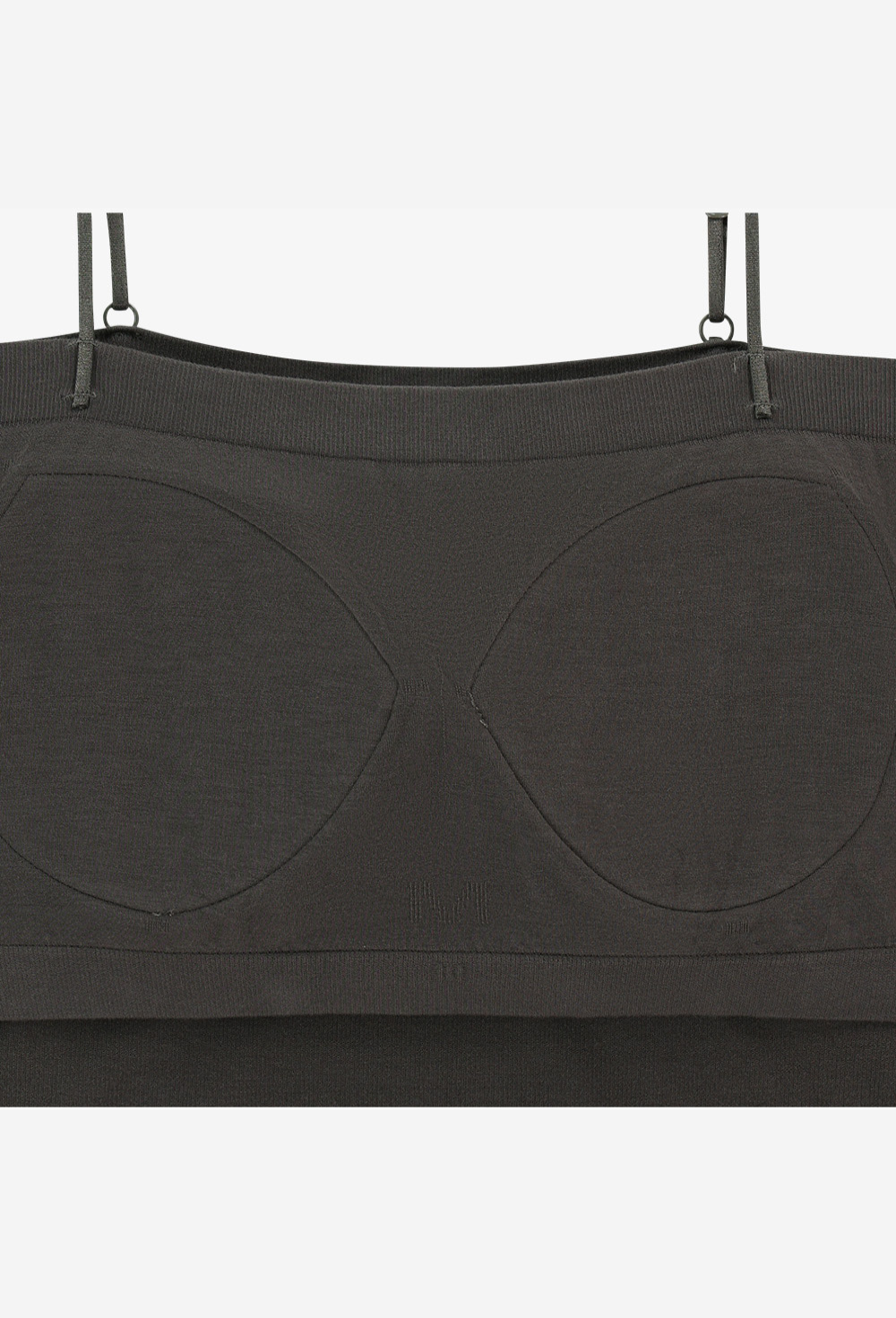 HDEX Pakaian Dalam Korea Cotton Modal Light Crop Bra Top Black Wanita