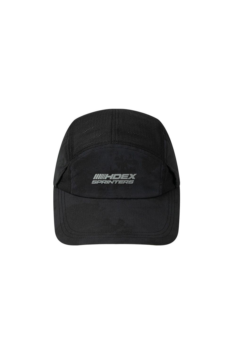 HDEX Topi Korea Olahraga Assist Reflective Light Running Cap Black Pria Wanita Fitness