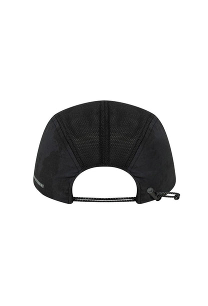 HDEX Topi Korea Olahraga Assist Reflective Light Running Cap Black Pria Wanita Fitness