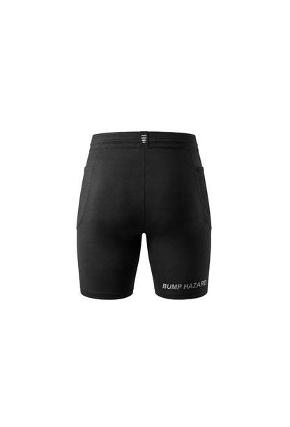 HDEX Celana Korea Olahraga Assist Mesh Pocket Biker Shorts Black Pria Fitness