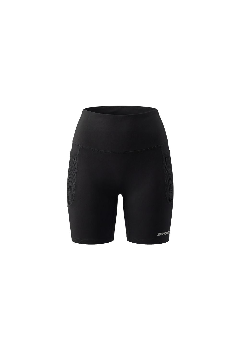 HDEX Celana Korea Olahraga Assist Mesh Pocket Biker Shorts W Black Wanita Fitness