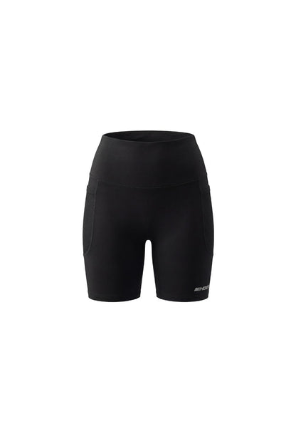 HDEX Celana Korea Olahraga Assist Mesh Pocket Biker Shorts W Black Wanita Fitness