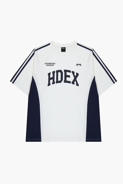 HDEX Side Color Block Short Sleeve Khaki