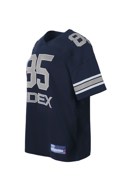 HDEX Womens Over Size Football Short Sleeve White