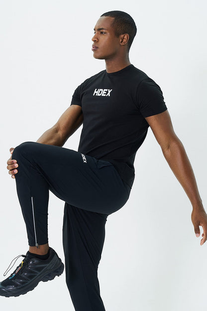 HDEX Main Logo Air Muscle Fit Short Sleeve Black