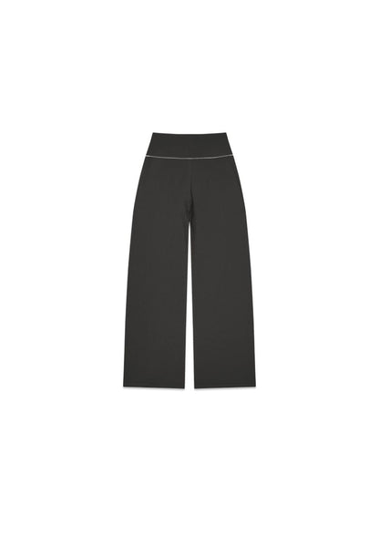 HDEX Celana Korea Olahraga Sophie Line Wide Pants Charcoal Wanita Fitness