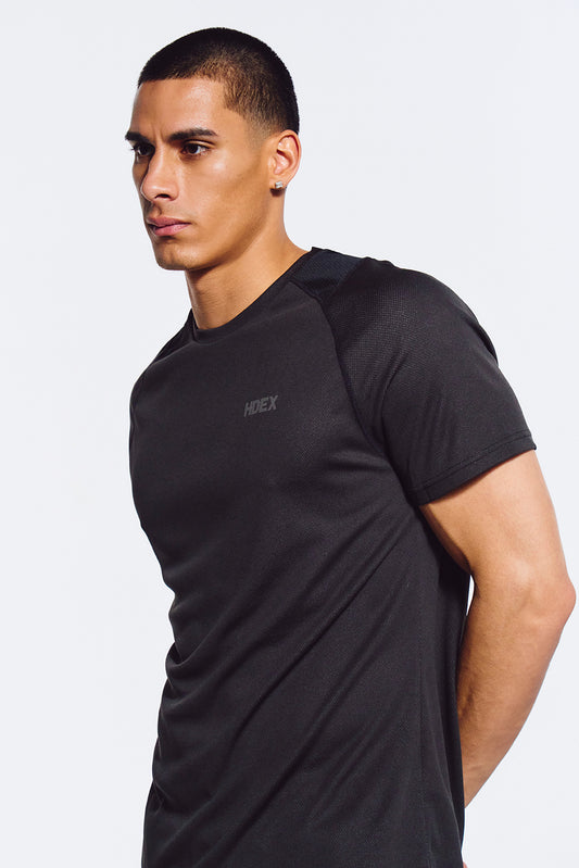 HDEX Assist Textured Short Sleeve Black