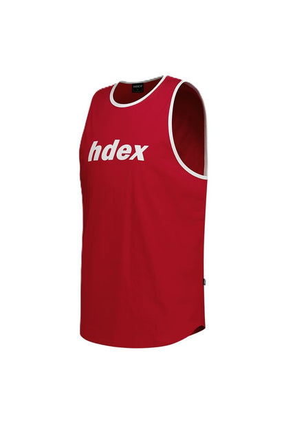 HDEX Classic Logo Contrast Sleeveless White