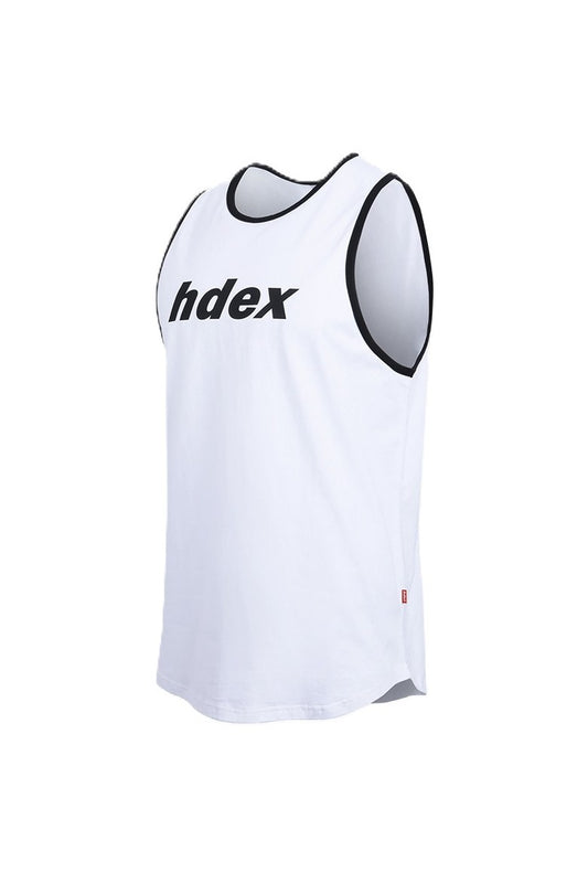 HDEX Classic Logo Contrast Sleeveless White