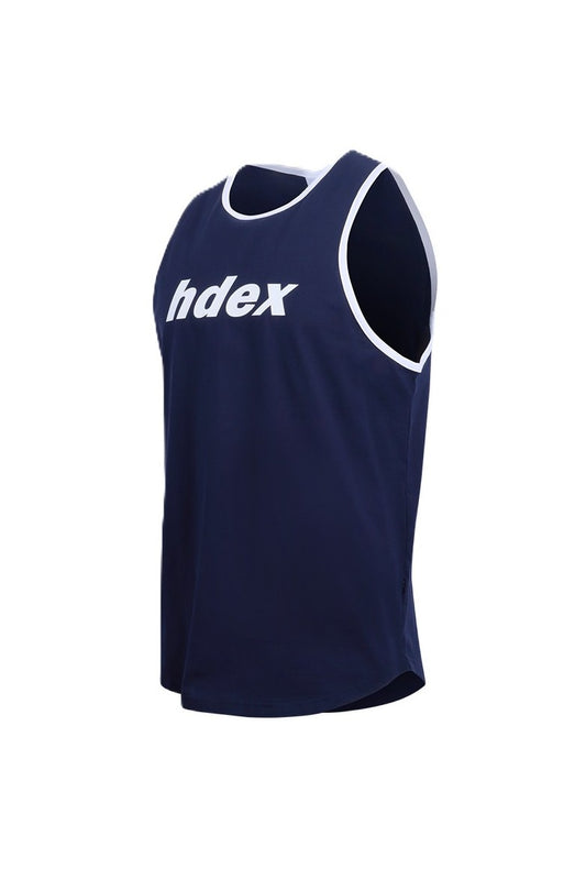 HDEX Classic Logo Contrast Sleeveless Navy