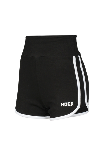 HDEX Womens Rounding Color Scheme Line Shorts Red