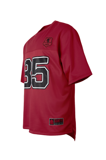 HDEX Rugby Jersey Mesh Short Sleeve Red