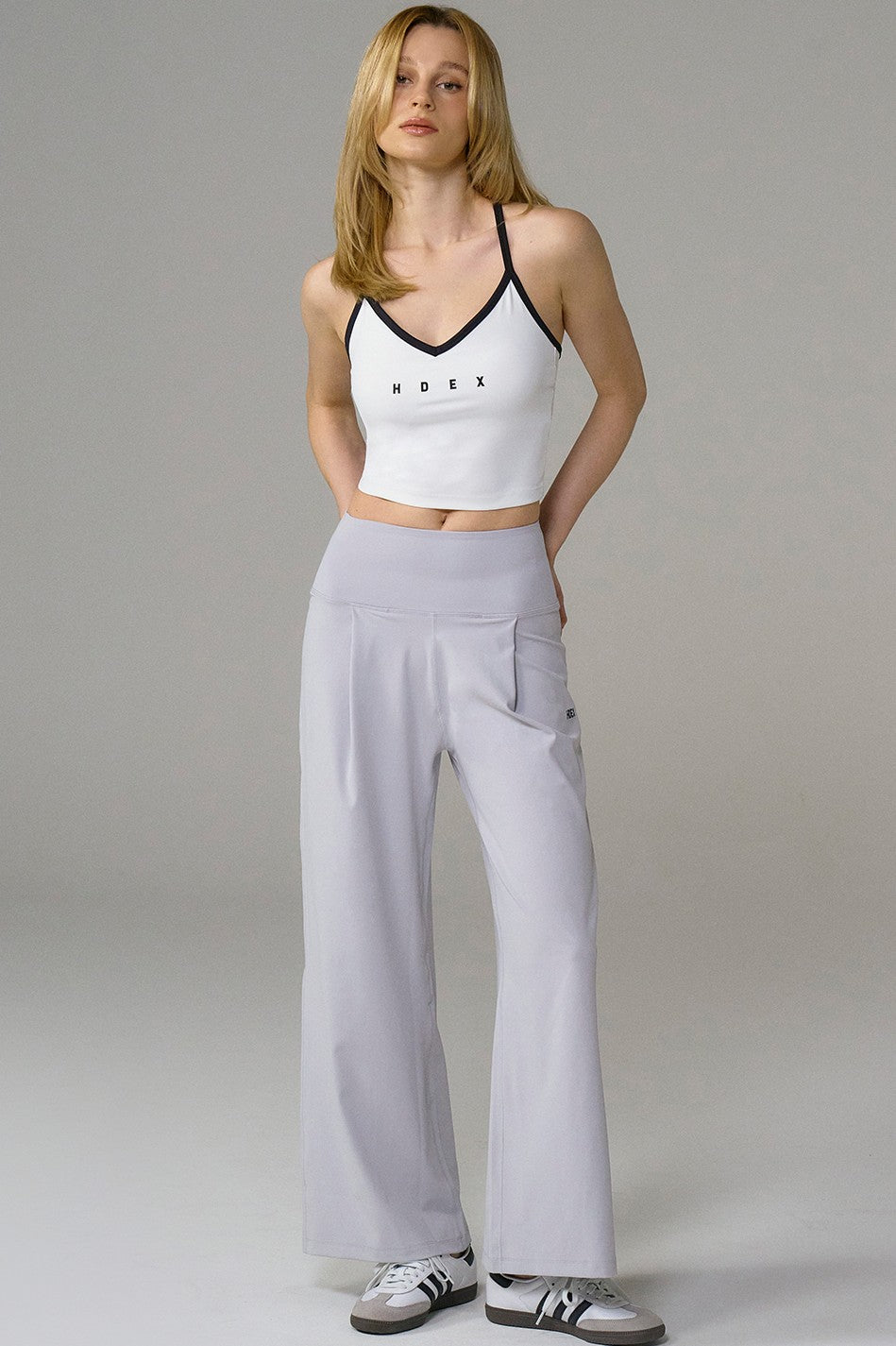 HDEX Celana Korea Olahraga Light Support Daily Leggings Pants Mist Gray