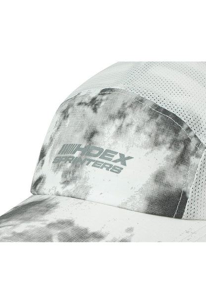 HDEX Topi Korea Olahraga Assist Reflective Light Running Cap Gray Pria Wanita Fitness