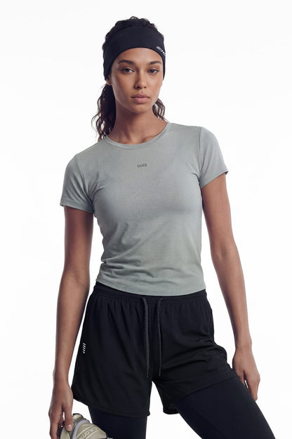 HDEX Assist Reflective Headband Black Wanita Fitness