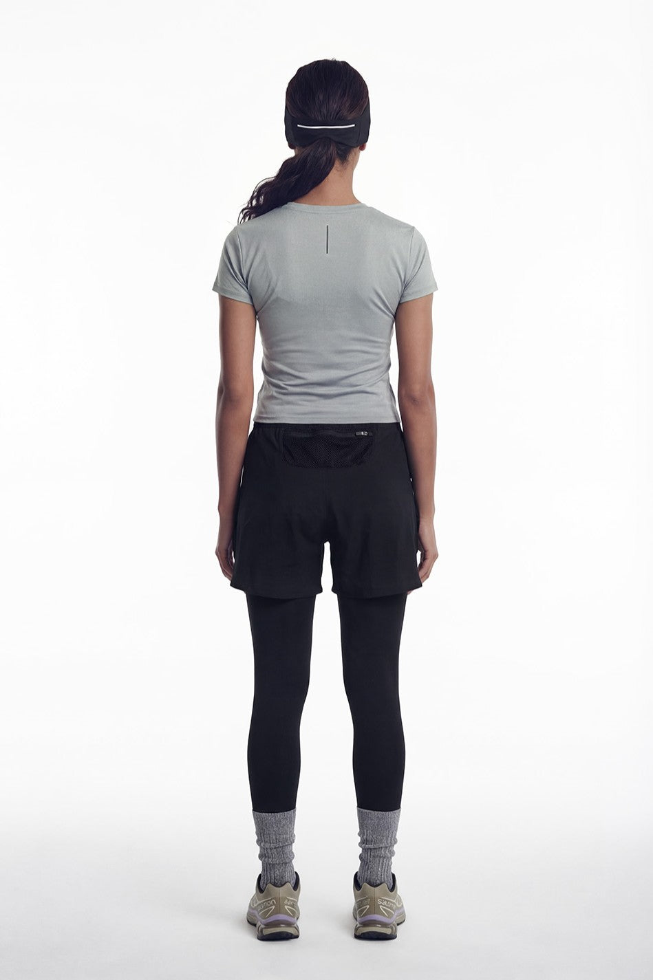 HDEX Celana Korea Olahraga Assist Motion Mesh Shorts W Black Wanita Fitness
