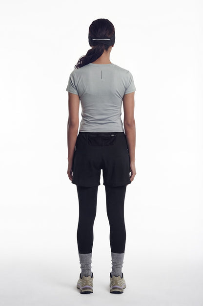 HDEX Celana Korea Olahraga Assist Motion Mesh Shorts W Black Wanita Fitness