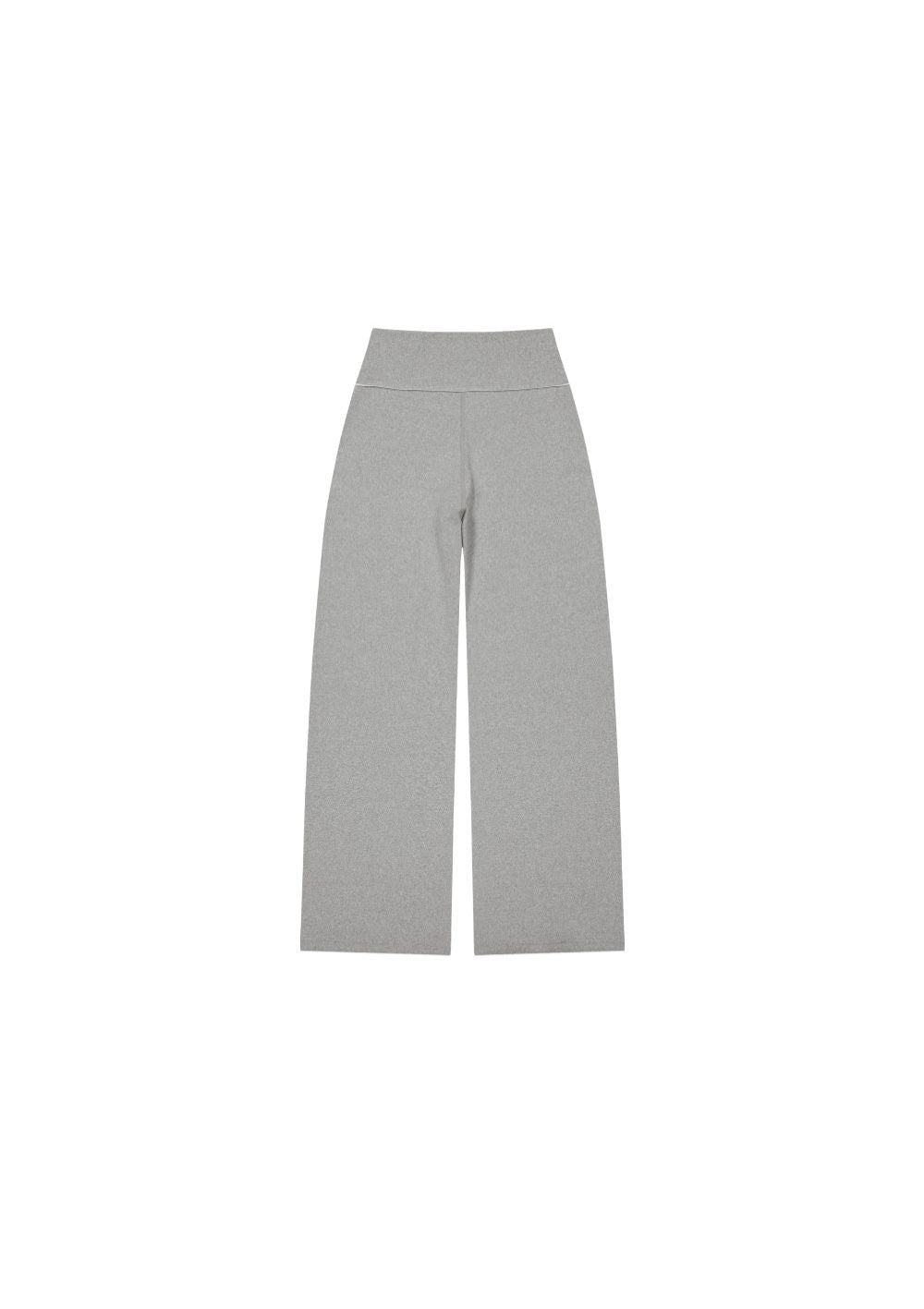 HDEX Celana Korea Olahraga Sophie Line Wide Pants Melange Gray Wanita Fitness