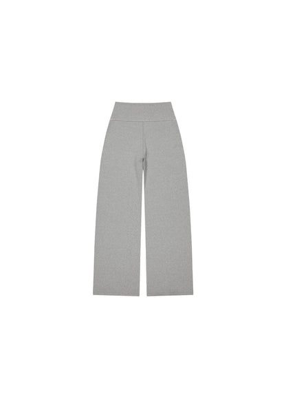 HDEX Celana Korea Olahraga Sophie Line Wide Pants Melange Gray Wanita Fitness