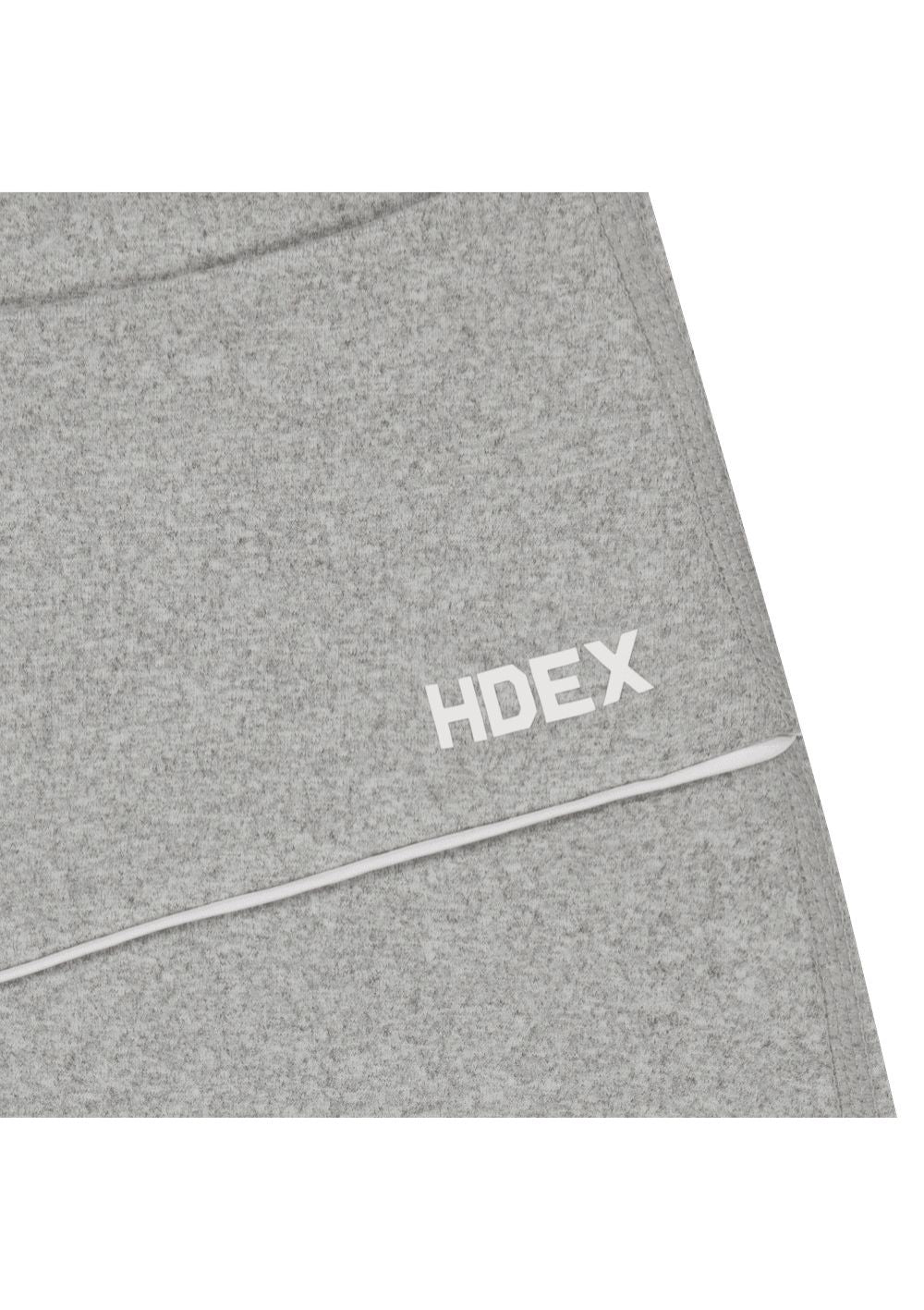 HDEX Celana Korea Olahraga Sophie Line Wide Pants Melange Gray Wanita Fitness