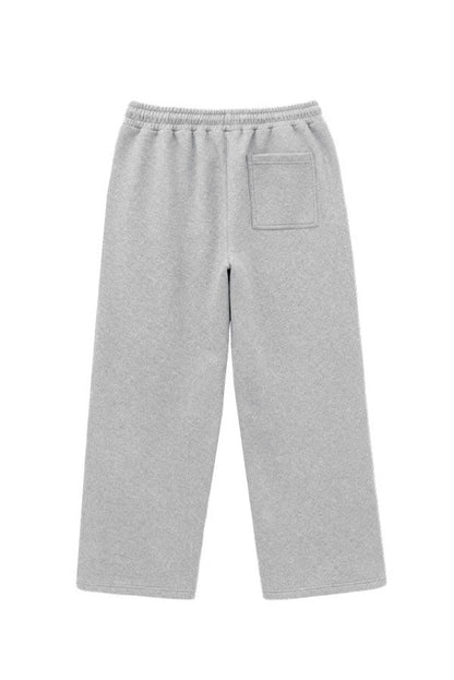 HDEX Baju Korea Olahraga Crack Printed Sweat pants Melange Gray Pria Fitness