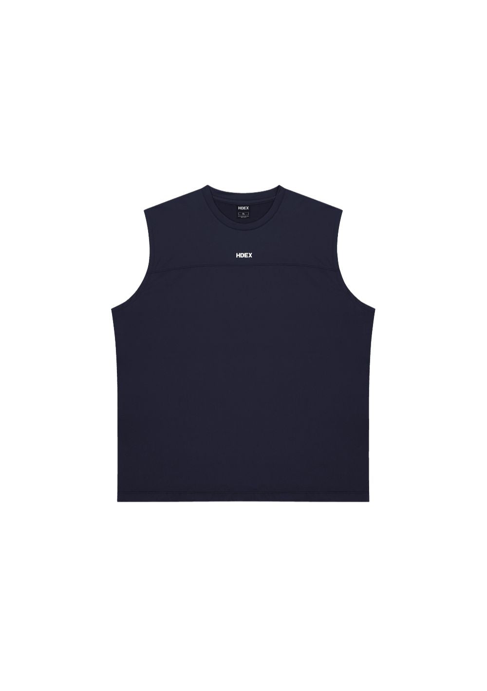 HDEX Baju Korea Olahraga Active Cutline Sleeveless Navy Pria Fitness