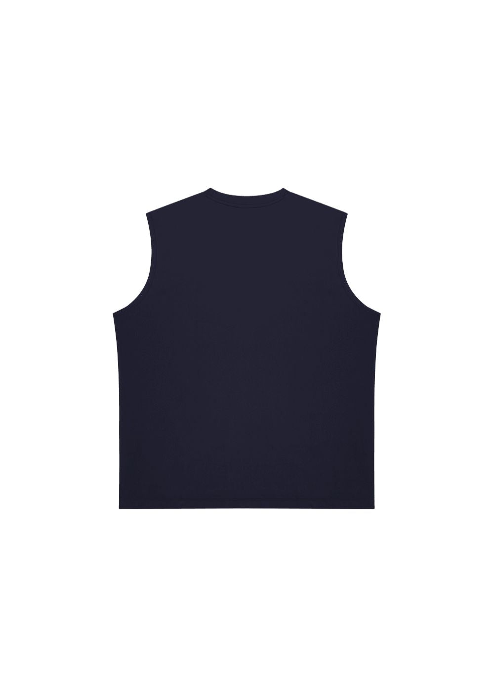 HDEX Baju Korea Olahraga Active Cutline Sleeveless Navy Pria Fitness