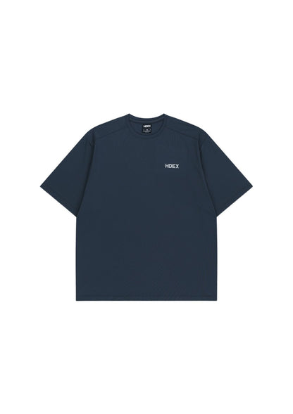 HDEX Baju Korea Olahraga EZ Fresh Short Sleeve Navy Pria Fitness