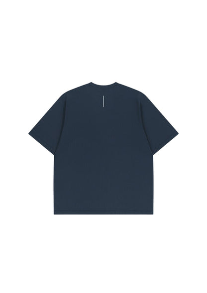 HDEX Baju Korea Olahraga EZ Fresh Short Sleeve Navy Pria Fitness