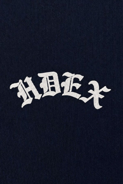 HDEX Celana Korea Olahraga Combi Paneled Sweatpants Navy Pria Wanita Fitness