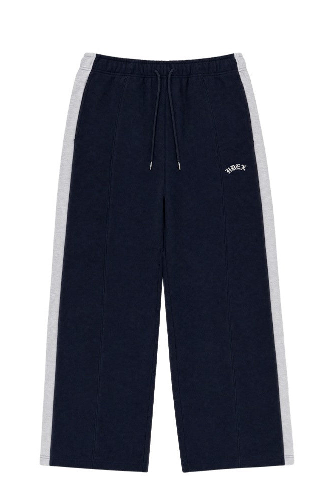HDEX Celana Korea Olahraga Combi Paneled Sweatpants Navy Pria Wanita Fitness