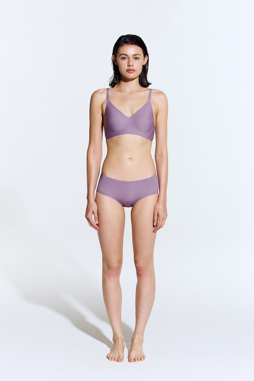 HDEX Pakaian Dalam Korea Seamless Slim-Up Bra Plum Wanita