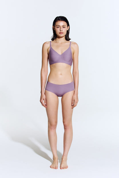HDEX Pakaian Dalam Korea Seamless Slim-Up Bra Plum Wanita