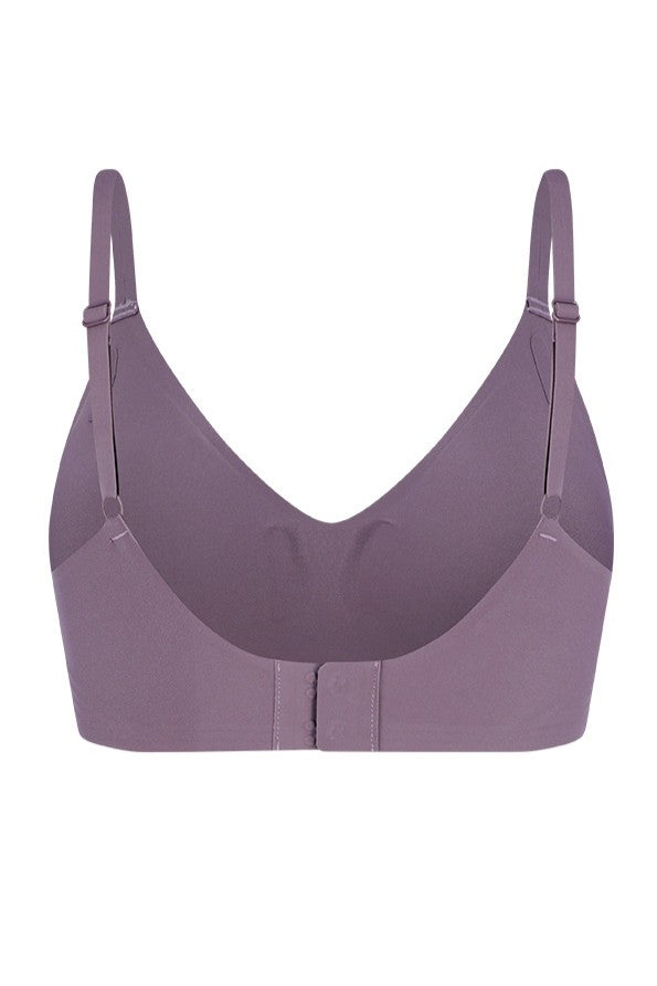 HDEX Pakaian Dalam Korea Seamless Slim-Up Bra Plum Wanita