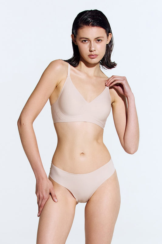 HDEX Pakaian Dalam Korea Seamless Slim-Up Volume Bra Skin Wanita