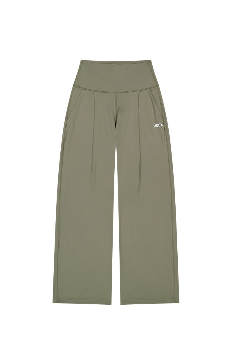 HDEX Celana Korea Olahraga Light Support Daily Leggings Pants Taupe