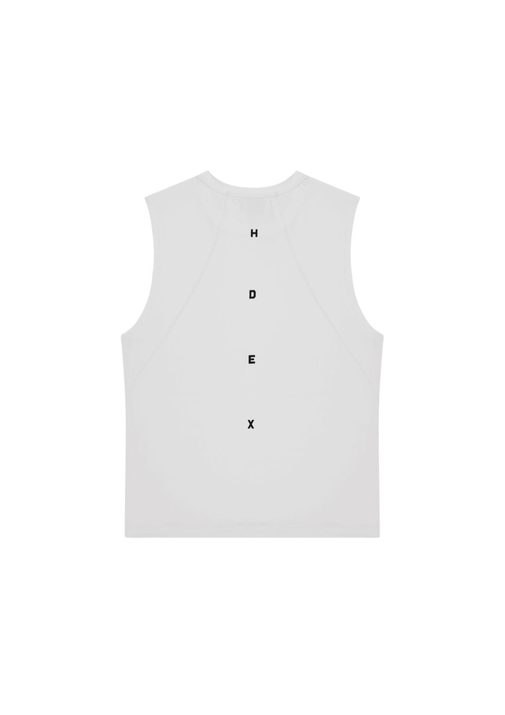 HDEX Baju Korea Olahraga Active Matches Regular Fit Sleeveless White Pria Fitness