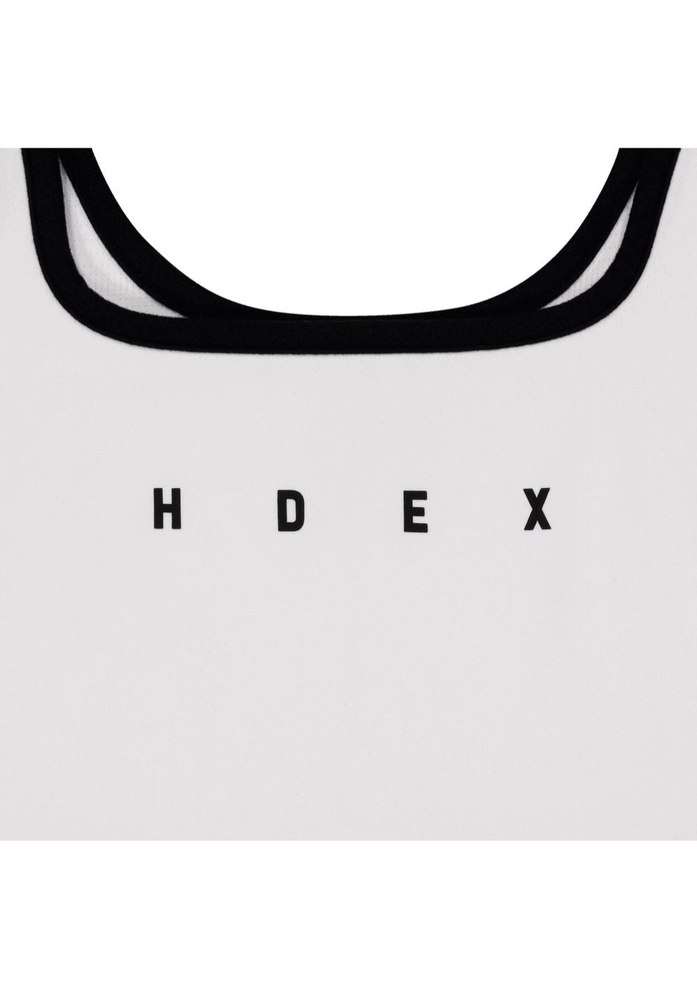 HDEX Sophie Square-Neck Crop Bra Top White